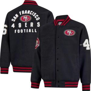 imageUltra Game Mens NFL Official Classic Varsity Coaches Jacket CoatTeam Color
