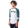 imageUltra Game Adults NFL Official Super Soft Raglan Baseball Long Sleeve TShirtWhite