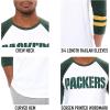 imageUltra Game Adults NFL Official Super Soft Raglan Baseball Long Sleeve TShirtWhite
