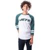 imageUltra Game Adults NFL Official Super Soft Raglan Baseball Long Sleeve TShirtWhite