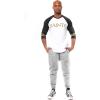 imageUltra Game Adults NFL Official Super Soft Raglan Baseball Long Sleeve TShirtWhite