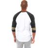 imageUltra Game Adults NFL Official Super Soft Raglan Baseball Long Sleeve TShirtWhite