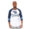 imageUltra Game Adults NFL Official Super Soft Raglan Baseball Long Sleeve TShirtWhite
