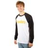 imageUltra Game Adults NFL Official Super Soft Raglan Baseball Long Sleeve TShirtWhite Updated