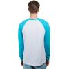 imageUltra Game Adults NFL Official Super Soft Raglan Baseball Long Sleeve TShirtWhite Updated