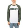 imageUltra Game Adults NFL Official Super Soft Raglan Baseball Long Sleeve TShirtWhite Updated