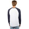 imageUltra Game Adults NFL Official Super Soft Raglan Baseball Long Sleeve TShirtWhite Updated