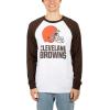imageUltra Game Adults NFL Official Super Soft Raglan Baseball Long Sleeve TShirtWhite Updated