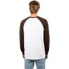 imageUltra Game Adults NFL Official Super Soft Raglan Baseball Long Sleeve TShirtWhite Updated