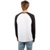imageUltra Game Adults NFL Official Super Soft Raglan Baseball Long Sleeve TShirtWhite Updated