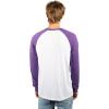 imageUltra Game Adults NFL Official Super Soft Raglan Baseball Long Sleeve TShirtWhite Updated
