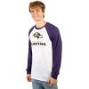 imageUltra Game Adults NFL Official Super Soft Raglan Baseball Long Sleeve TShirtWhite Updated