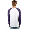 imageUltra Game Adults NFL Official Super Soft Raglan Baseball Long Sleeve TShirtWhite Updated
