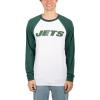 imageUltra Game Adults NFL Official Super Soft Raglan Baseball Long Sleeve TShirtWhite Updated
