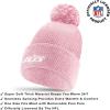 imageUltra Game Adults NFL Official Super Soft Winter Beanie Knit Hat with Warm Touch Screen GlovesPink