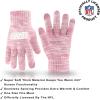 imageUltra Game Adults NFL Official Super Soft Winter Beanie Knit Hat with Warm Touch Screen GlovesPnk