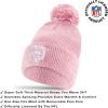 imageUltra Game Adults NFL Official Super Soft Winter Beanie Knit Hat with Warm Touch Screen GlovesPnk