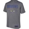 imageUltra Game Mens NFL Official Super Soft Game Day TShirtHeather Charcoal