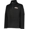 imageUltra Game Mens NFL Official Super Soft QuarterZip Sweatshirt with Zipper PocketsBlack