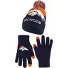 imageUltra Game NFL Boys Girls Super Soft Winter Beanie Knit Hat with Extra Warm Touch Screen GlovesTeam Color 2