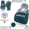 imageUltra Game NFL Boys Girls Super Soft Winter Beanie Knit Hat with Extra Warm Touch Screen GlovesTeam Color 2