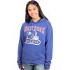 imageUltra Game Womens NFL Official Distressed Graphic Super Soft Hoodie Pullover SweatshirtTeam Color