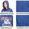 imageUltra Game Womens NFL Official Distressed Graphic Super Soft Hoodie Pullover SweatshirtTeam Color