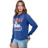imageUltra Game Womens NFL Official Distressed Graphic Super Soft Hoodie Pullover SweatshirtTeam Color