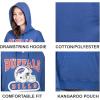 imageUltra Game Womens NFL Official Distressed Graphic Super Soft Hoodie Pullover SweatshirtTeam Color