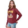 imageUltra Game Womens NFL Official Distressed Graphic Super Soft Hoodie Pullover SweatshirtTeam Color