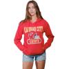 imageUltra Game Womens NFL Official Distressed Graphic Super Soft Hoodie Pullover SweatshirtTeam Color
