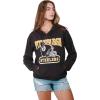 imageUltra Game Womens NFL Official Distressed Graphic Super Soft Hoodie Pullover SweatshirtTeam Color