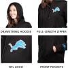 imageUltra Game Womens NFL Official Full Zip Super Soft Marl Knit Hoodie Sweatshirt JacketTeam Color Updated