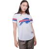 imageUltra Game Womens NFL Official Soft Mesh Varsity Stripe TShirtTeam Color