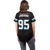 imageUltra Game Womens NFL Official Soft Mesh Varsity Stripe TShirtTeam Color
