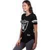 imageUltra Game Womens NFL Official Soft Mesh Varsity Stripe TShirtTeam Color