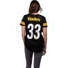 imageUltra Game Womens NFL Official Soft Mesh Varsity Stripe TShirtTeam Color