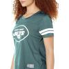 imageUltra Game Womens NFL Official Soft Mesh Varsity Stripe TShirtTeam Color