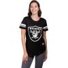 imageUltra Game Womens NFL Official Soft Mesh Varsity Stripe TShirtTeam Color