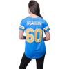 imageUltra Game Womens NFL Official Soft Mesh Varsity Stripe TShirtTeam Color