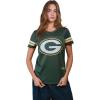 imageUltra Game Womens NFL Official Soft Mesh Varsity Stripe TShirtTeam Color