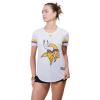 imageUltra Game Womens NFL Official Soft Mesh Varsity Stripe TShirtTeam Color