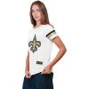 imageUltra Game Womens NFL Official Soft Mesh Varsity Stripe TShirtTeam Color