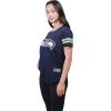 imageUltra Game Womens NFL Official Soft Mesh Varsity Stripe TShirtTeam Color