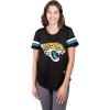 imageUltra Game Womens NFL Official Soft Mesh Varsity Stripe TShirtTeam Color