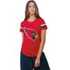 imageUltra Game Womens NFL Official Soft Mesh Varsity Stripe TShirtTeam Color