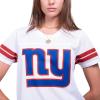 imageUltra Game Womens NFL Official Soft Mesh Varsity Stripe TShirtTeam Color