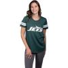 imageUltra Game Womens NFL Official Soft Mesh Varsity Stripe TShirtTeam Color