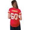 imageUltra Game Womens NFL Official Soft Mesh Varsity Stripe TShirtTeam Color