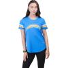 imageUltra Game Womens NFL Official Soft Mesh Varsity Stripe TShirtTeam Color